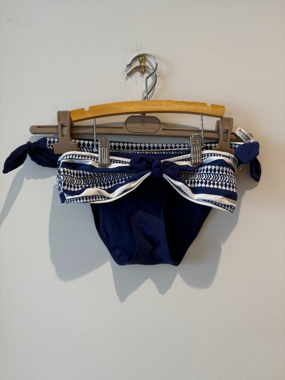 Lemlem 2pc Bandeau Bikini Set size X-Small/Small